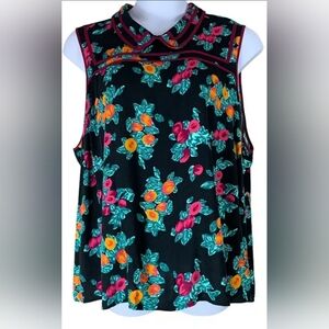 ModCloth - Peach Print Blouse - 2X